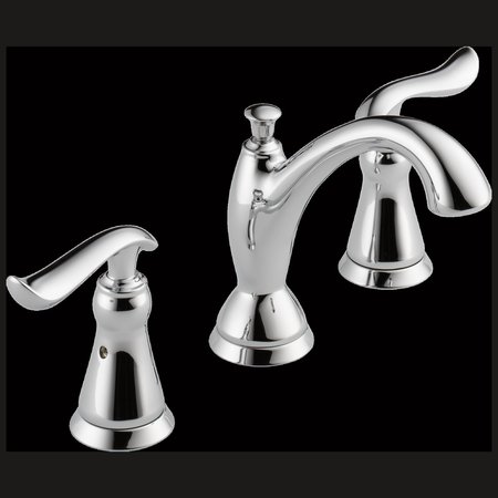 DELTA Linden Two Handle Widespread Bathroom Faucet 3594-MPU-DST